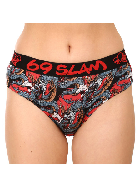 69slam Dámské kalhotky 69SLAM moon dragon red