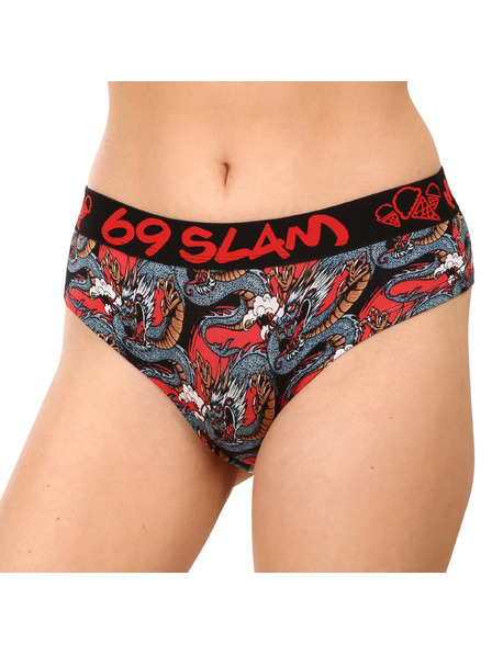 69slam Dámské kalhotky 69SLAM moon dragon red