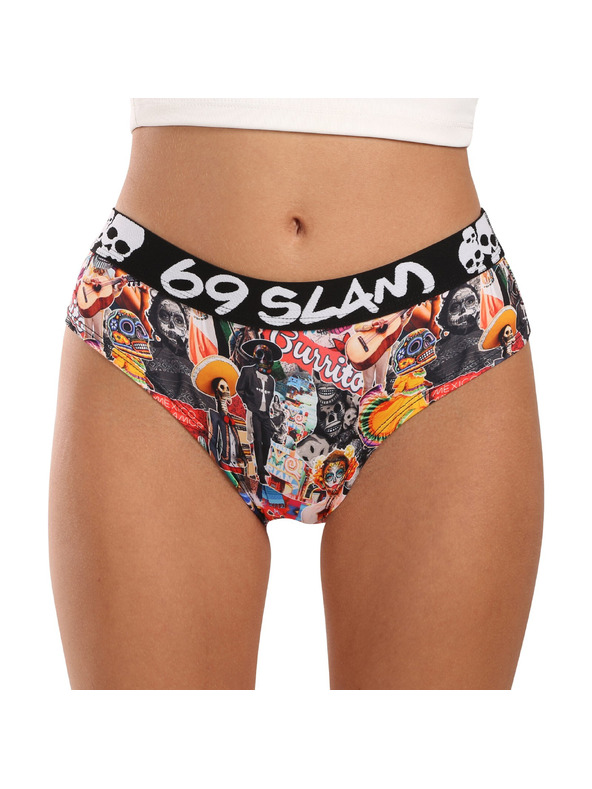 69slam Dámské kalhotky 69SLAM luna MEXICOLLAGE