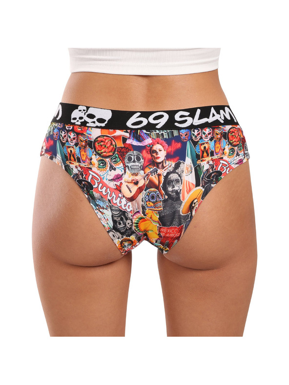69slam Dámské kalhotky 69SLAM luna MEXICOLLAGE