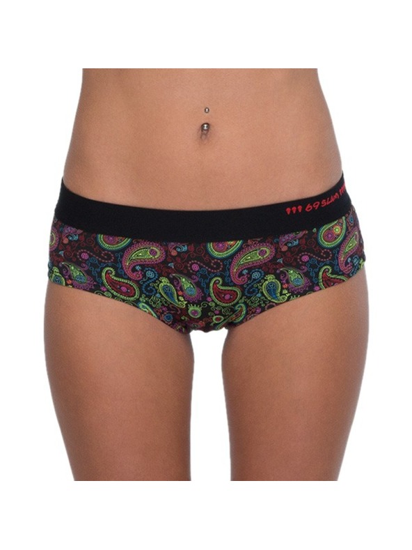69slam Dámské kalhotky 69SLAM Boxer Cashmere Black