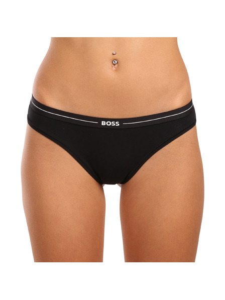 BOSS Sada tří - dámské kalhotky BOSS černé