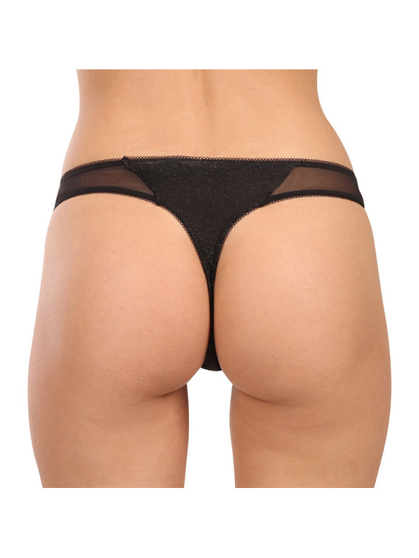 BOSS Sada tří - dámská tanga BOSS černá