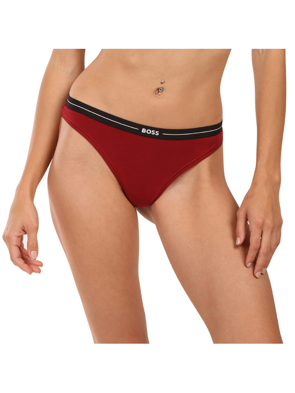 BOSS Sada tří - dámská tanga BOSS vícebarevné