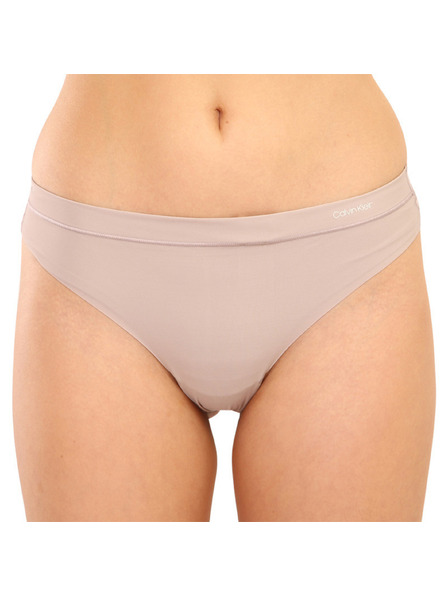 Calvin Klein Dámská tanga Calvin Klein béžové
