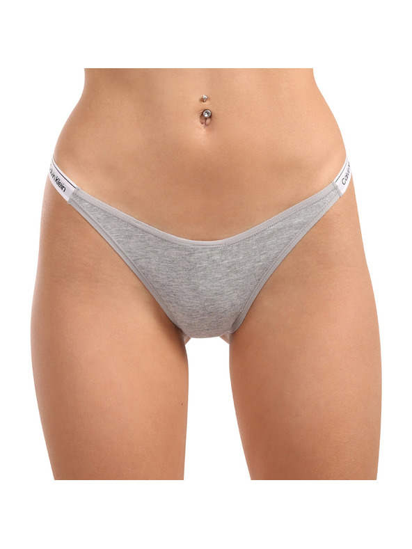Calvin Klein Dámská tanga Calvin Klein šedá