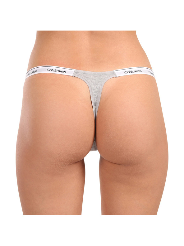 Calvin Klein Dámská tanga Calvin Klein šedá