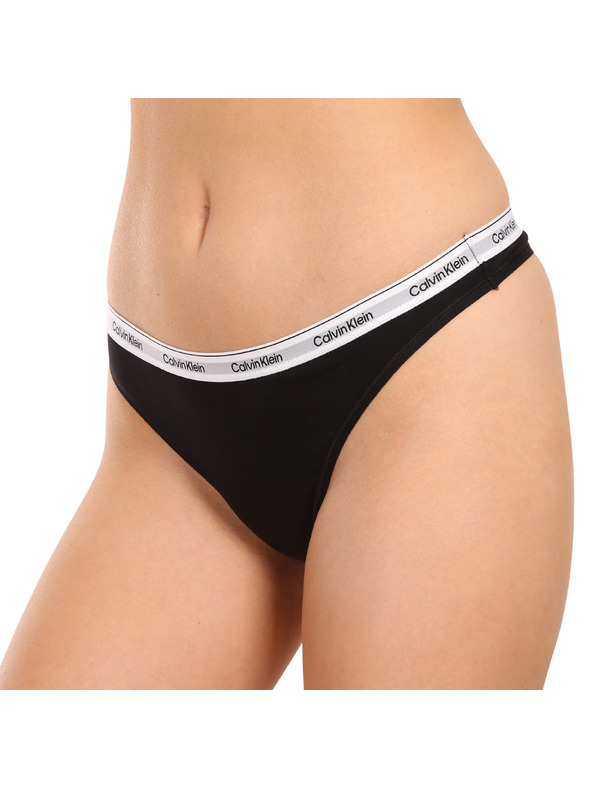 Calvin Klein Sada tří - dámská tanga Calvin Klein černé