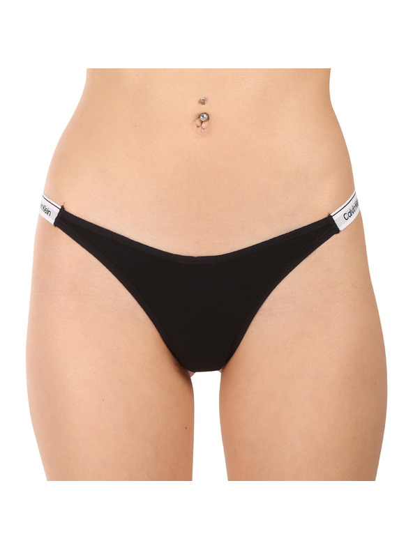 Calvin Klein Dámská tanga Calvin Klein černá