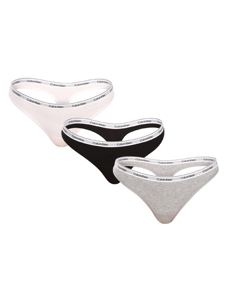Calvin Klein Sada tří - dámská tanga Calvin Klein vícebarevná