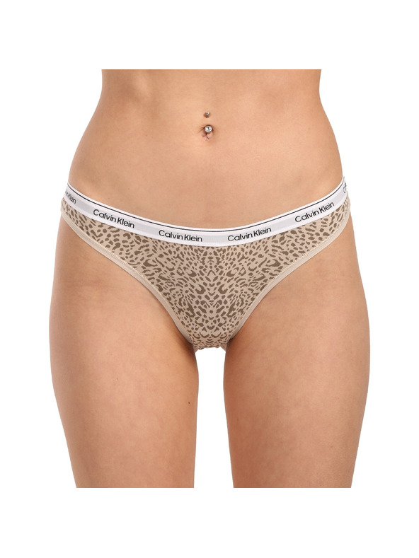 Calvin Klein Sada tří - dámská tanga Calvin Klein vícebarevná