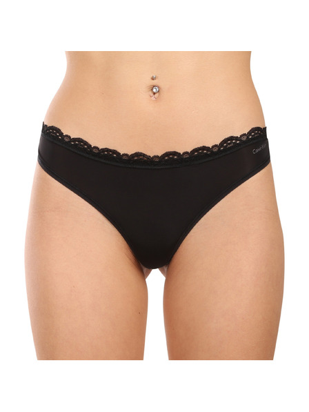 Calvin Klein Sada tří - dámská tanga Calvin Klein černá