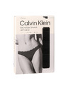 Calvin Klein Sada tří - dámská tanga Calvin Klein černá