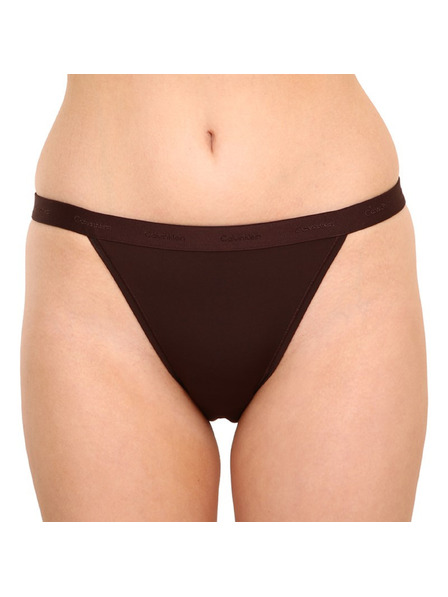 Calvin Klein Dámské kalhotky Calvin Klein tmavě hnědé