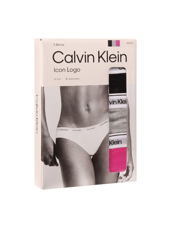 Calvin Klein Sada tří - dámské kalhotky Calvin Klein vícebarevné