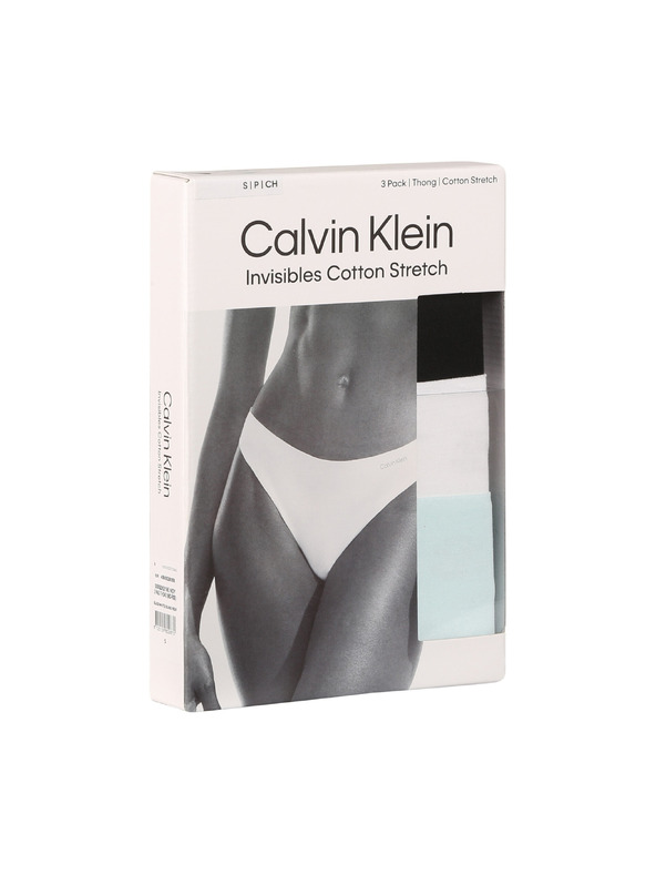Calvin Klein Sada tří - dámská tanga Calvin Klein vícebarevná
