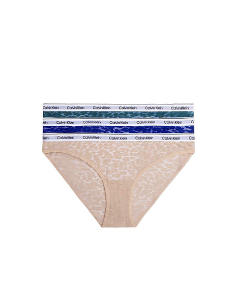 Calvin Klein Sada tří - dámské kalhotky Calvin Klein nadrozměr vícebarevné