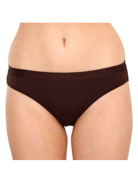 Calvin Klein Dámské kalhotky Calvin Klein tmavě hnědé