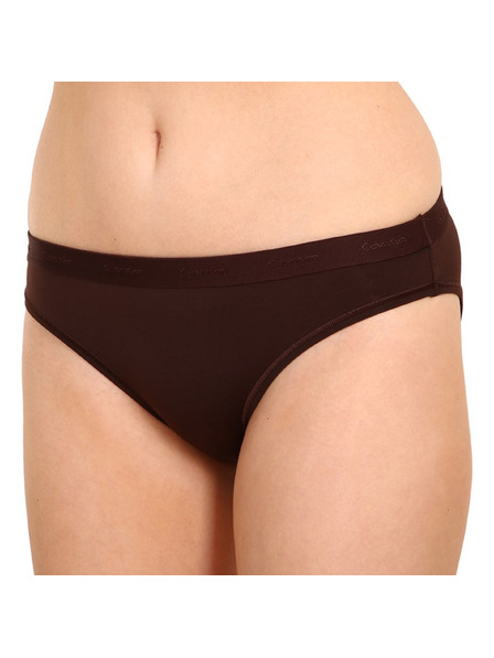 Calvin Klein Dámské kalhotky Calvin Klein tmavě hnědé