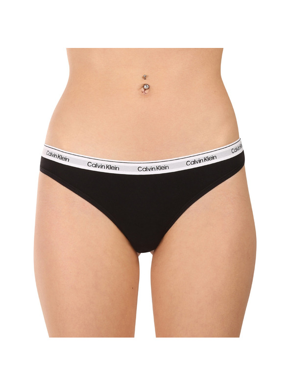 Calvin Klein Sada pěti - dámská tanga Calvin Klein černá