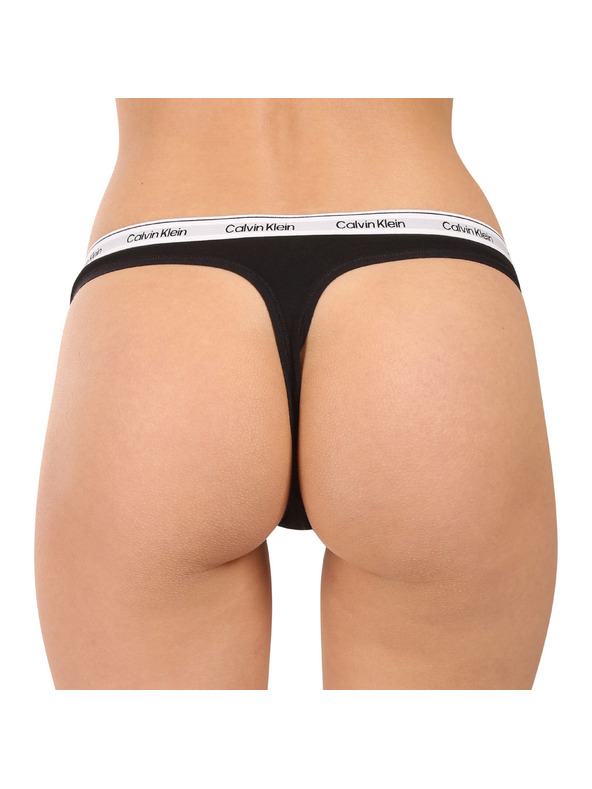 Calvin Klein Sada pěti - dámská tanga Calvin Klein černá