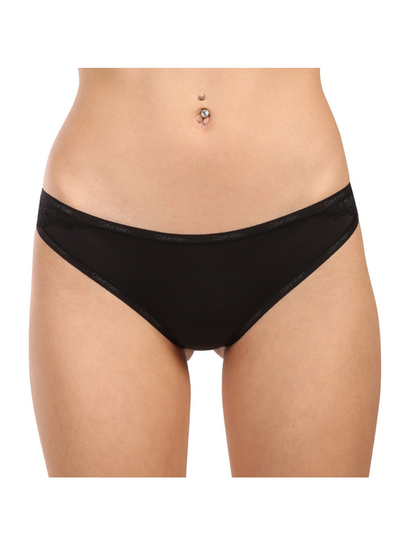 Calvin Klein Dámské kalhotky brazilky Calvin Klein černé