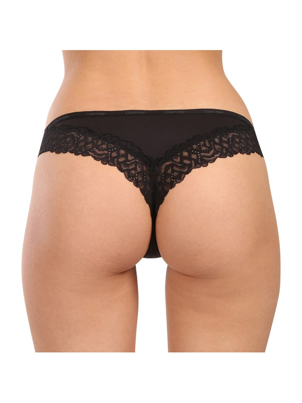 Calvin Klein Dámské kalhotky brazilky Calvin Klein černé