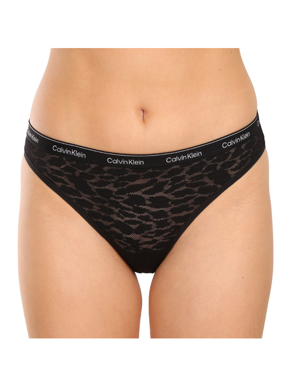 Calvin Klein Sada tří - dámské kalhotky Calvin Klein černé
