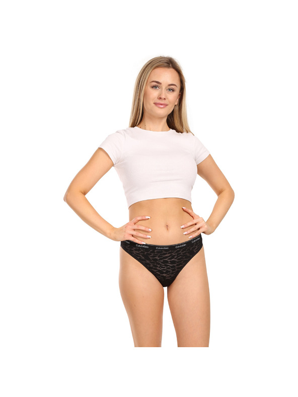 Calvin Klein Sada tří - dámské kalhotky Calvin Klein černé