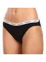 Calvin Klein Sada tří - dámské kalhotky Calvin Klein černé
