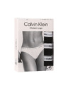 Calvin Klein Sada tří - dámské kalhotky Calvin Klein černé