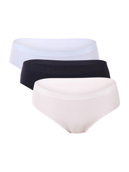 Calvin Klein Sada tří - dámské kalhotky Calvin Klein bezešvé vícebarevné