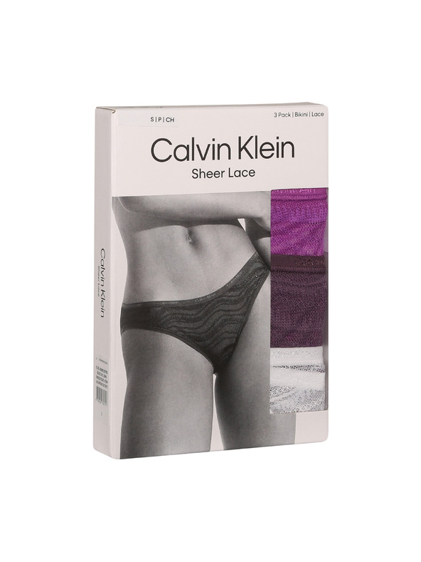 Calvin Klein Sada tří - dámské kalhotky Calvin Klein vícebarevné
