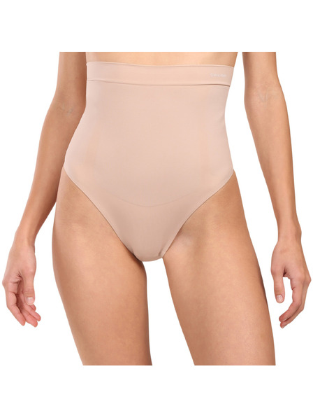 Calvin Klein Dámská stahovací tanga Calvin Klein béžové