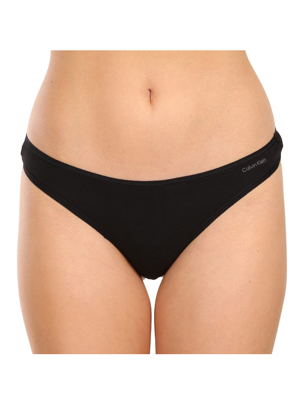 Calvin Klein Sada tří - dámská tanga Calvin Klein černá