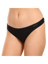 Calvin Klein Sada tří - dámská tanga Calvin Klein černá