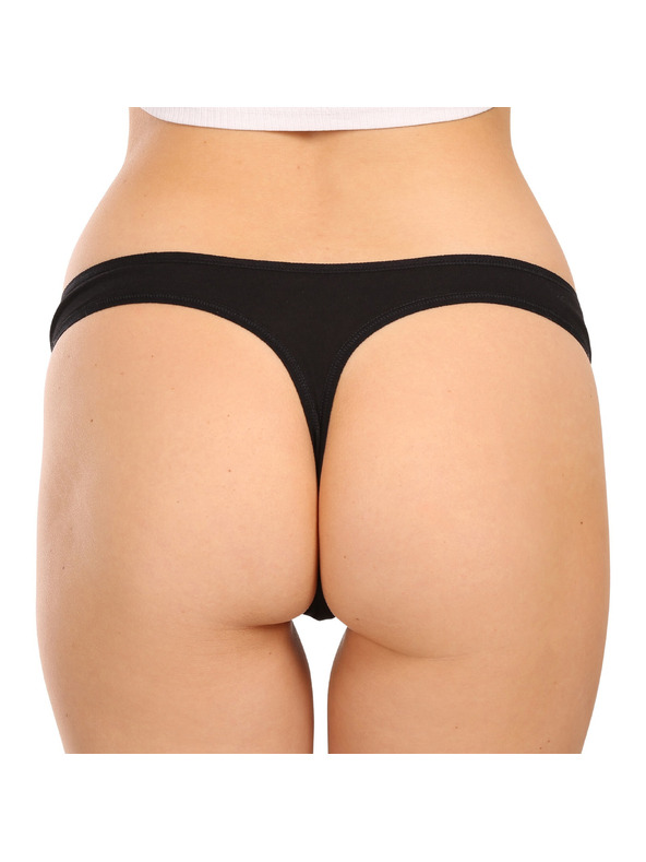 Calvin Klein Sada tří - dámská tanga Calvin Klein černá