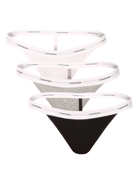 Calvin Klein Sada tří - dámská tanga Calvin Klein vícebarevná