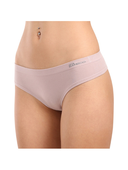 Gina Dámská tanga Gina bambusová růžová