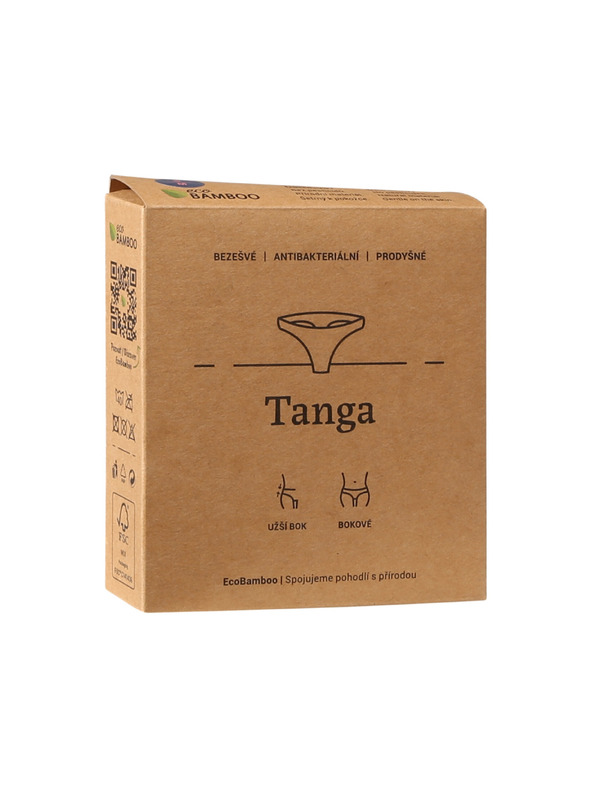 Gina Dámská tanga Gina bambusová modré