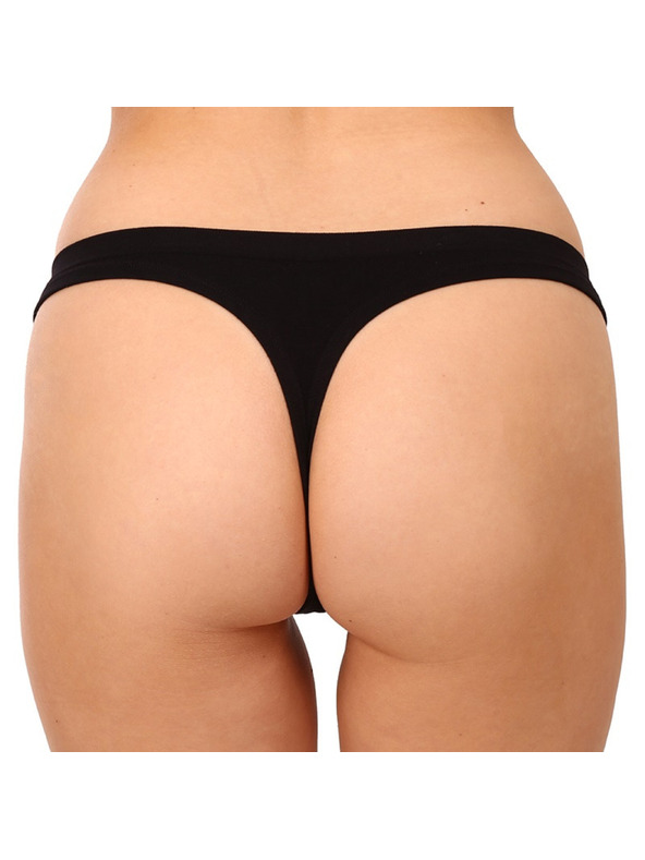Gina Dámská tanga Gina bambusová černá