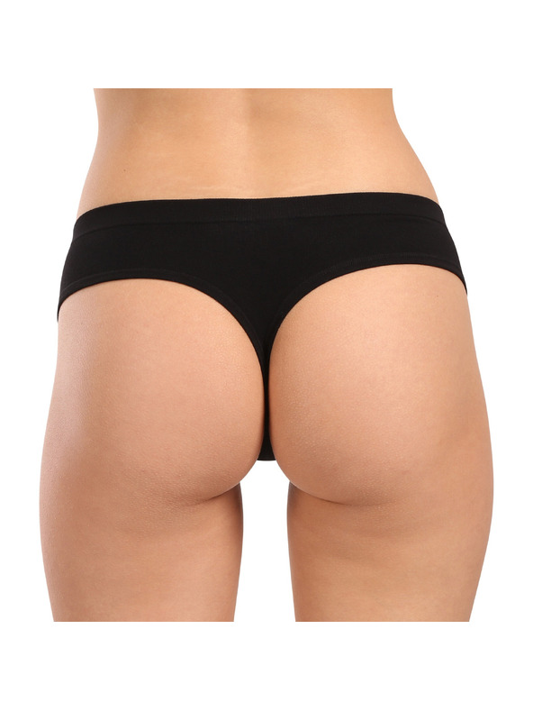 Gina Dámská tanga Gina bambusová černá