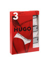 HUGO Sada tří - dámské kalhotky HUGO bílé