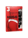 HUGO Sada tří - dámská tanga HUGO vícebarevná