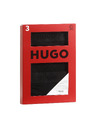 HUGO Sada tří - dámská tanga HUGO černá