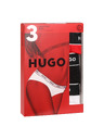 HUGO Sada tří - dámské kalhotky HUGO vícebarevné