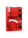 HUGO Sada tří - dámská tanga HUGO vícebarevná