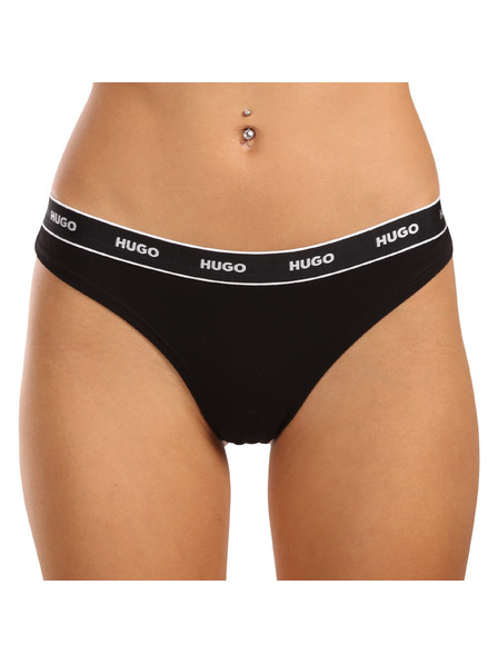 HUGO Sada tří - dámská tanga HUGO vícebarevná