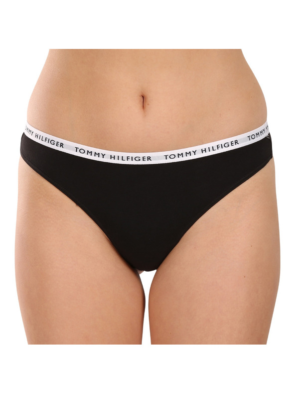 Tommy Hilfiger Sada tří - dámská tanga Tommy Hilfiger černá