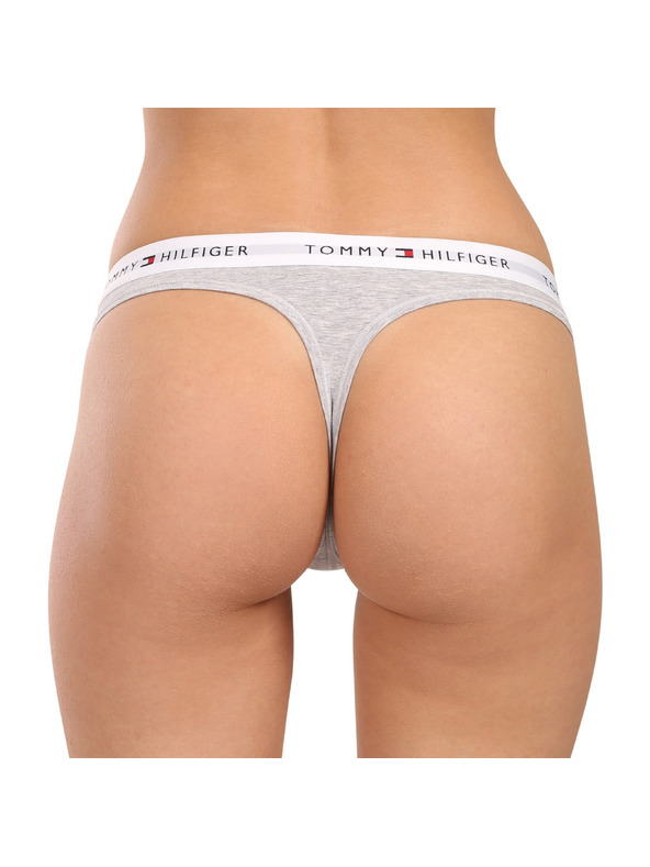 Tommy Hilfiger Dámská tanga Tommy Hilfiger šedá